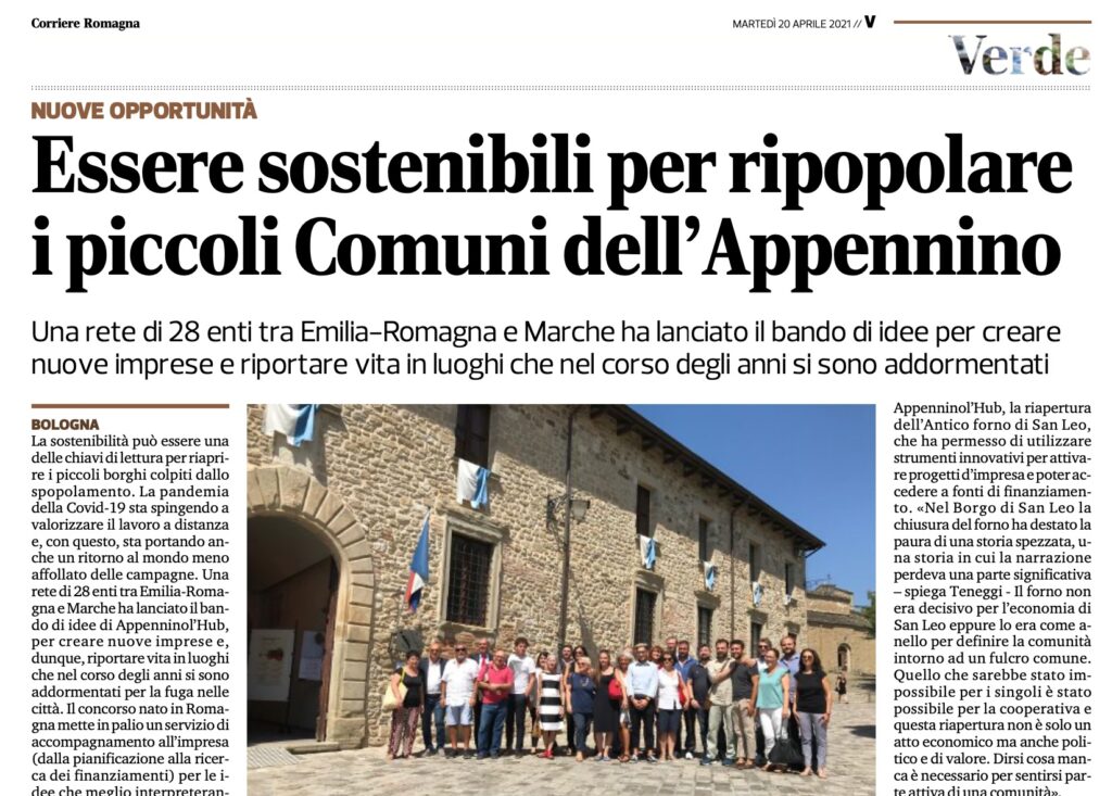 Corriere Romagna Verde - 20 Aprile 2021