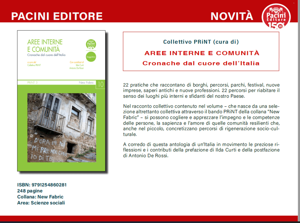 aree interne e comunità pacini editore