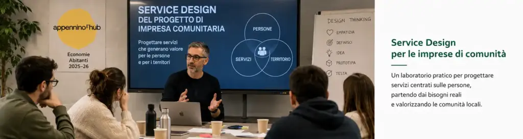 service design per imprese e cooperative di comunita user journey