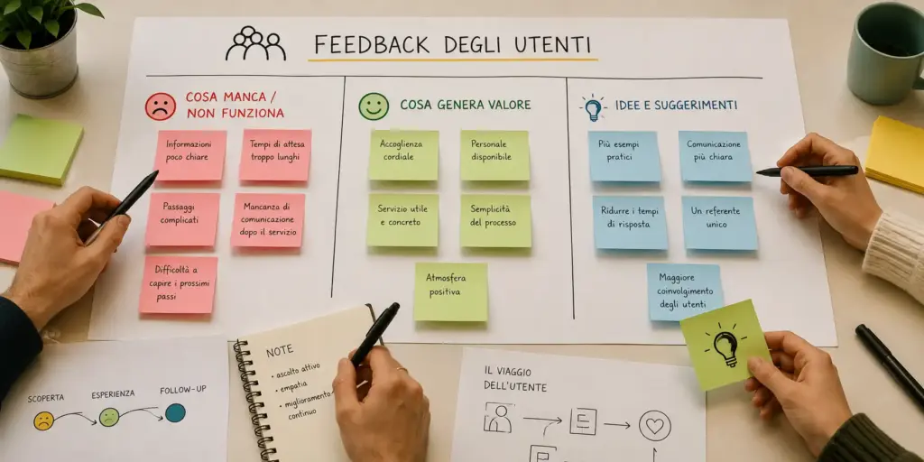 service design feedback utenti